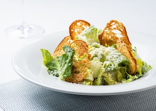 Side of Caesar Salad.